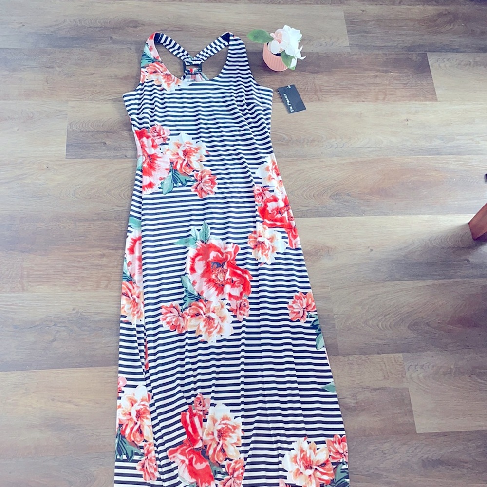 Enfocus studio Floral maxi bohemian dress New